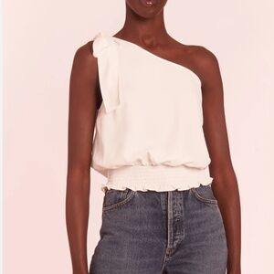 Amanda Uprichard McKinley top in Ivory